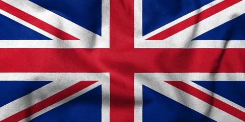 3D Flag of UK