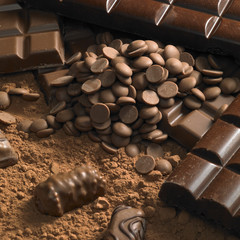 chocolate still life