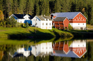 Fototapeta na wymiar Okolica, Norwegia