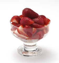 Fragole nella coppa