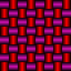 metallic red purple mesh