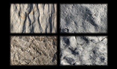 Four Rock Face Textures