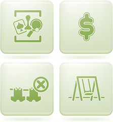 Olivine 2D Squared Set: Camping