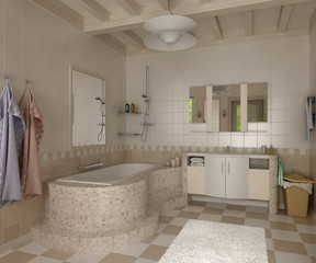 3D bathroom