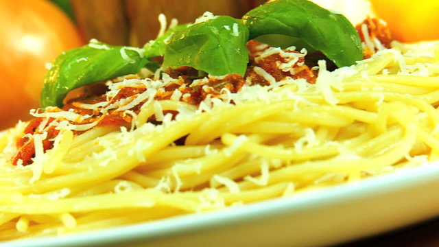 Healthy Spaghetti Meal