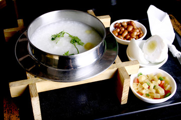 china delicious food—gruel and side dish