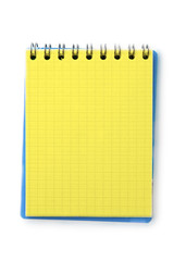 Notepad isolated on the white background