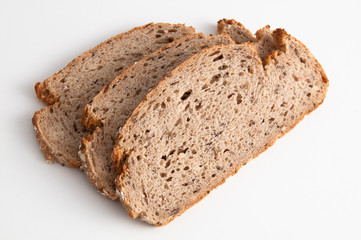Drei Scheiben Mehrkornbrot