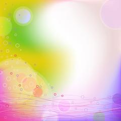 Abstract summer colors background, vector