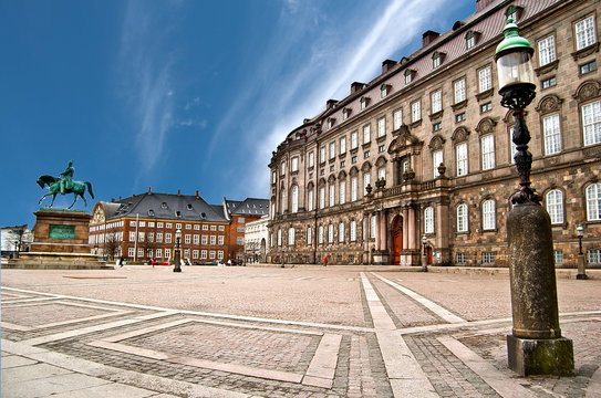 Christiansborg - Ch&acirc;teau de Christiansborg &agrave; Copenhague