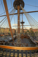 sailing vessel moored