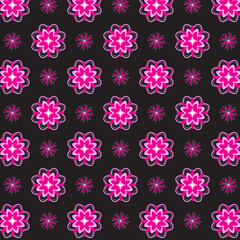 abstract seamless floral background