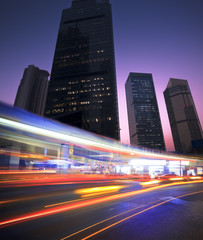 Fototapeta premium light trails