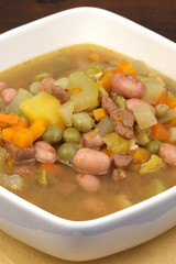 beef and vegetables soup