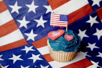 Independence Day Cupcake