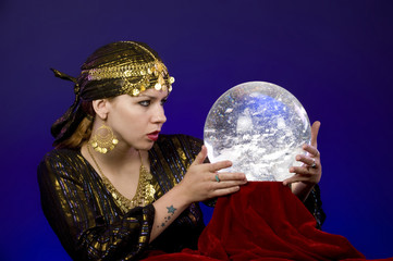 Naklejka premium Fortune-Teller