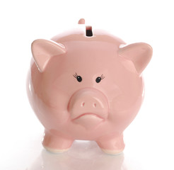 unhappy piggy bank
