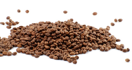 Coffee beans isolated