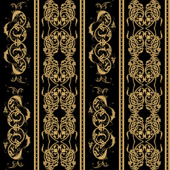 Seamless floral background. Vector illustration.