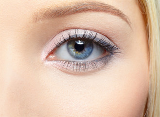 Obraz premium girl's eye-zone portrait