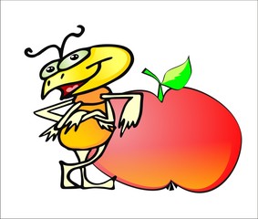 cartoon  comic honey-bee