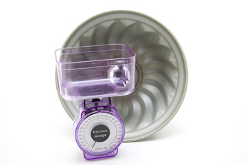 Backform und K&uuml;chenwaage