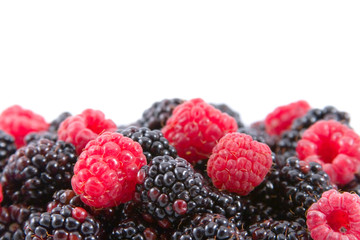 Berries: raspberries and blackberries