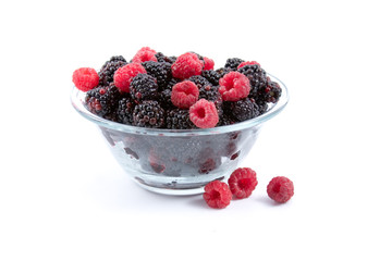 Berries: raspberries and blackberries