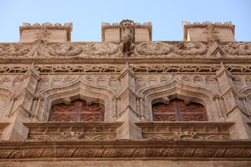 La lonja de la seda de Valencia, Aussenfassade