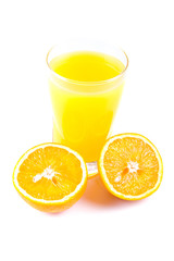 Glass of orange juice