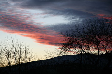 Sunset in Threshfield