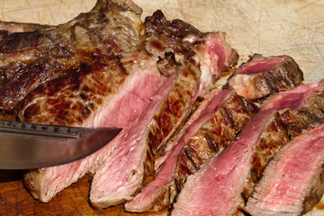 Grilled steak