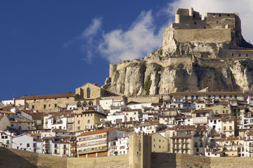 walled village of Morella in Spain