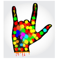 Abstract colorful background. Vector.