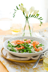 asparagus shrimp risotto