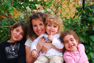 Fototapeta premium Famille