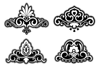 Flower patterns and borders