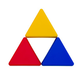 Isolated colorful triangles