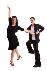 Ballroom Dancers Black 07
