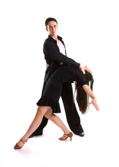 Ballroom Dancers Black 09