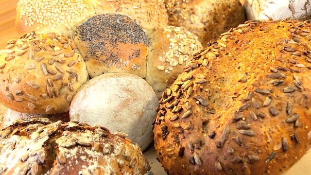 Tasty healthy organic bread