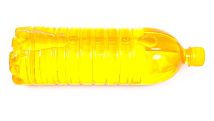 Bottle of sunflower oil