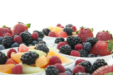 Berries in bowls
