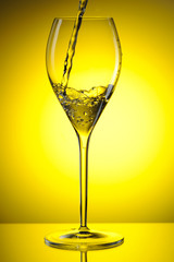 Pouring wine