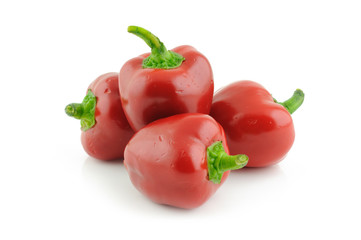 Red baby bell peppers