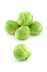 Green brussels sprouts