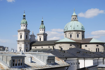 Fototapeta na wymiar Salzburg cathedral