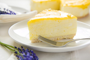 Lemon Mousse Cake