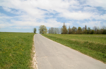 Ländliche Straße