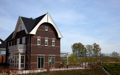 a new stand alone dutch  house